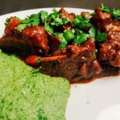 A picture of Hungarian Pork Stew.
