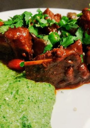 A picture of Hungarian Pork Stew.