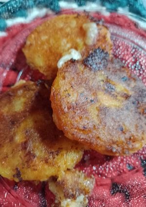 Una foto de Medallones de papa 🥔 y zanahoria 🥕😋