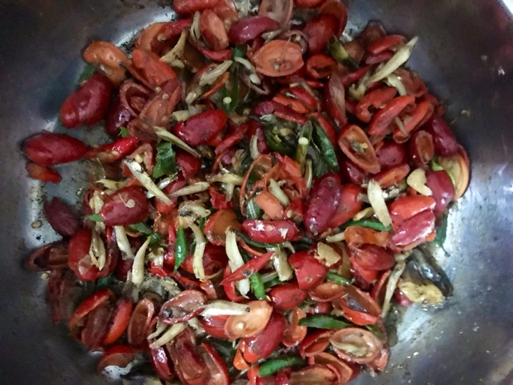 Cara Gampang Menyiapkan Resep Kulit melinjo teri jengki oseng mercon yang Enak Banget Anti Ribet, Bisa Manjain Lidah