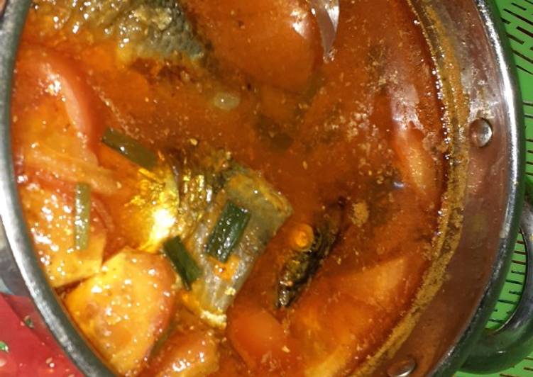 Langkah Mudah untuk Menyiapkan Sayur asem iwak bandeng💚, Anti Gagal