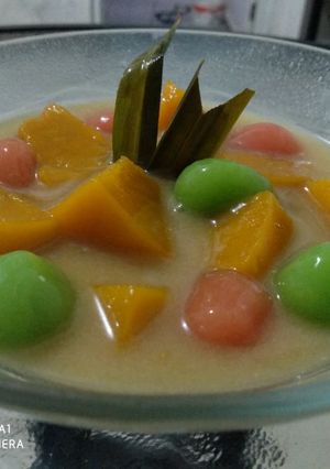 Foto resep Kolak labu bola-bola cantik