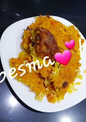 صورة لوصفة أرز في الفرن