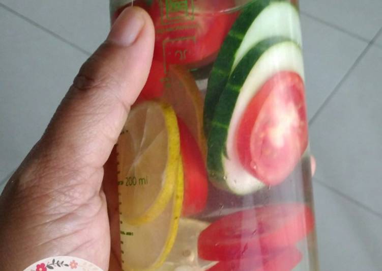 Cara Siapkan EnakInfused water minimalis