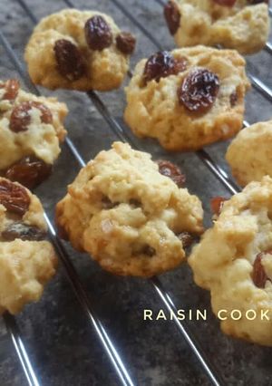 Foto resep Raisin Cookies/Biskuit Kismis