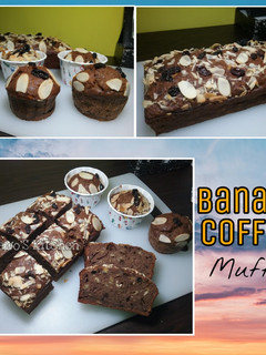 Foto resep Banana Coffee Muffin / Muffin pisang kopi