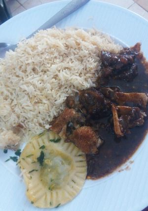 A picture of Guinness beef stew.