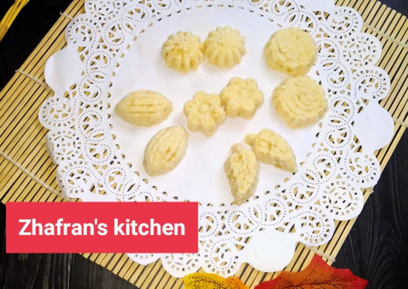 Kue satu kacang hijau (mung bean cookies)