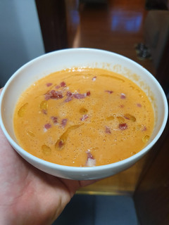 Una foto de Gazpacho suave de sandía