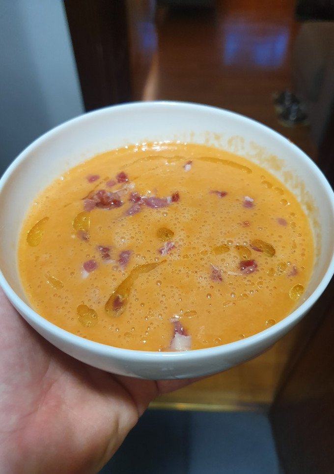 Una foto de Gazpacho suave de sandía