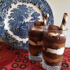 A picture of Belgian Ganache with Caramel.