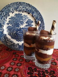 A picture of Belgian Ganache with Caramel.