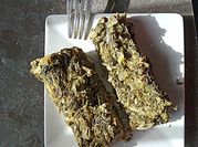 Una foto de budin de setas