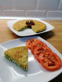 Una foto de Tortilla de brócoli