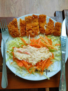 Foto resep Chicken katsu & salad saus tartar