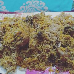 A picture of Chicken Biryani.