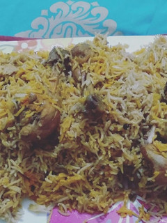 A picture of Chicken Biryani.