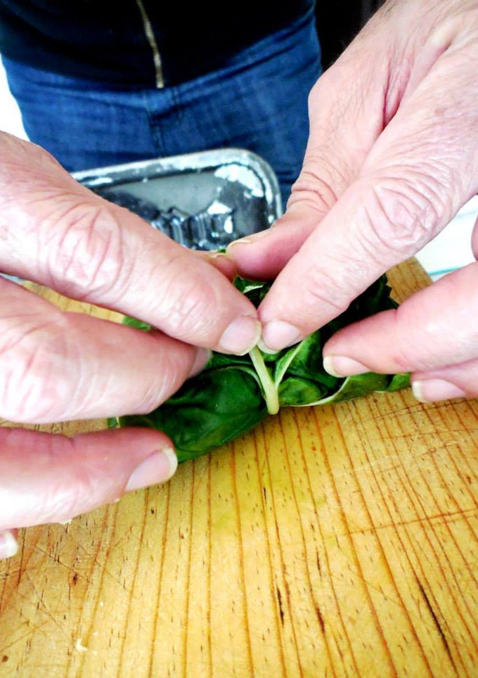 Una foto de Rollitos  mexicanos veganos de hoja santa y hongos, receta prehispánica