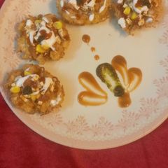 A picture of Colourful veg maggi nest.