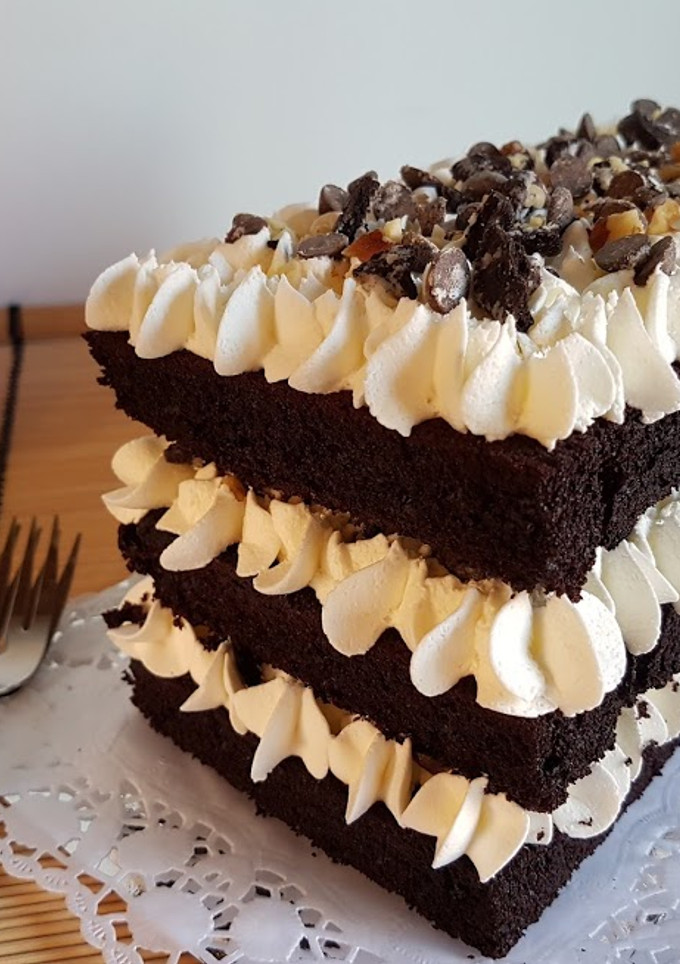 Una foto de Tarta Guinness con crema de queso y frutos secos!!!