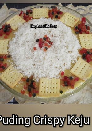 Foto resep Puding Crispy Keju