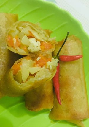 Foto resep Lumpia Sayur & Ayam