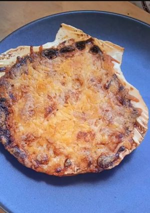 Una foto de Vieiras rellenas de bogavante y rape
