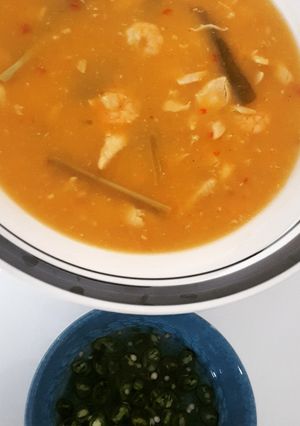 A picture of Bangladeshi Thai Soup.