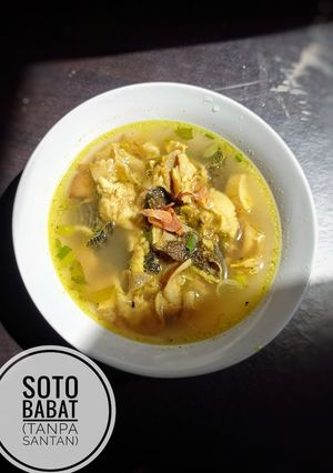 Foto resep Soto Babat (Tanpa Santan)