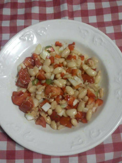 Una foto de Ensalada de alubias