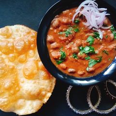 A picture of Punjabi chole.