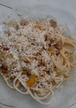 Foto resep Spaghetti tuna bolognaise dengan saus del monte