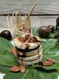 Antipasto: millefoglie di primo sale e fichi
