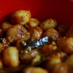 A picture of Kashmiri Dum Aloo.