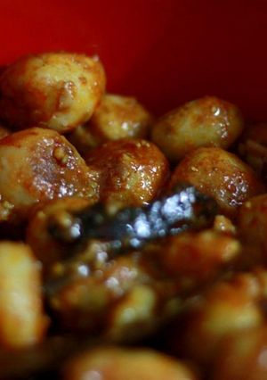 A picture of Kashmiri Dum Aloo.