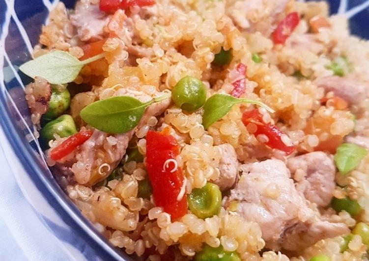 Quinoa con pollo