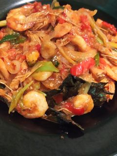 Foto resep Udang saos padang termantap