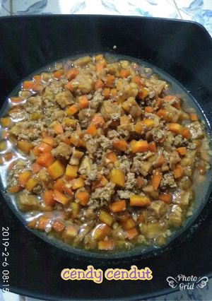 Foto resep Oseng wortel tempe