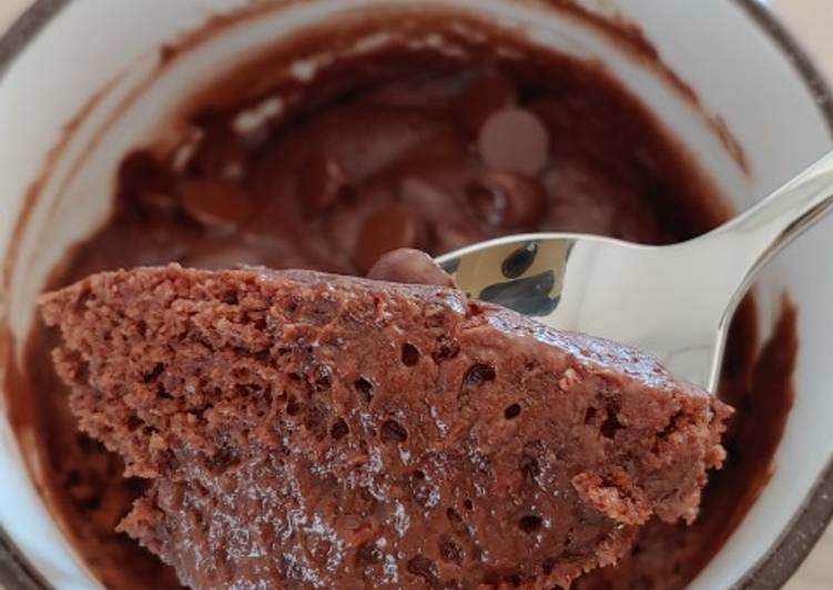 Bolo de caneca de chocolate