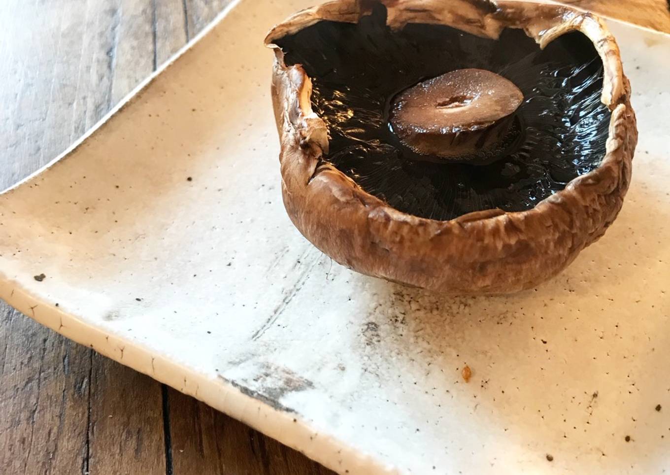 Mushroom with butter & soy sauce, Japanese style