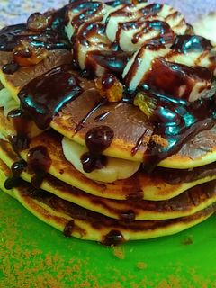 صورة لوصفة بان كيك ✨