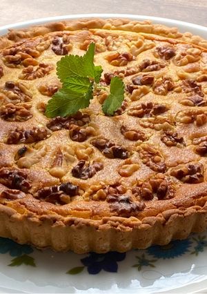 A picture of Walnut and Chickpea Tart.