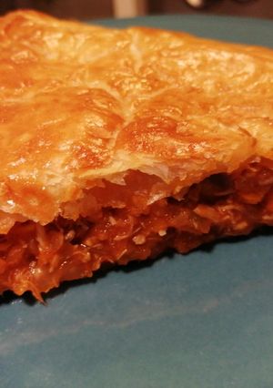 Una foto de Empanada de aprovechamiento de puchero o cocido