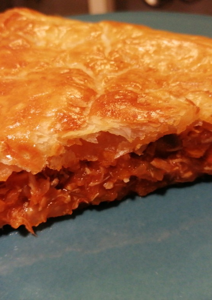 Una foto de Empanada de aprovechamiento de puchero o cocido