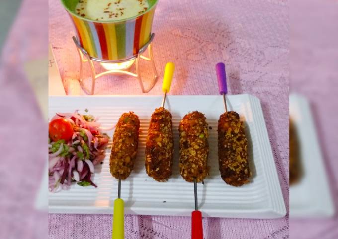 Simple Way to Prepare Award-winning Maggi Masala kebab with cheese Fondue