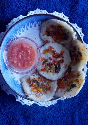 A picture of Poha uttapam.