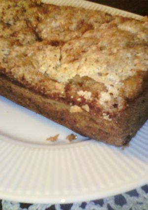 Una foto de Budín húmedo con peras maduras energizadas 🍐💪😄