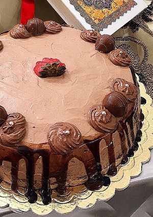 عکسی از دستور کیک شکلاتی