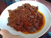 Gambar daging sapi lada hitam restoran