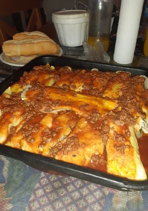 Una foto de Canelones caseros!!!
